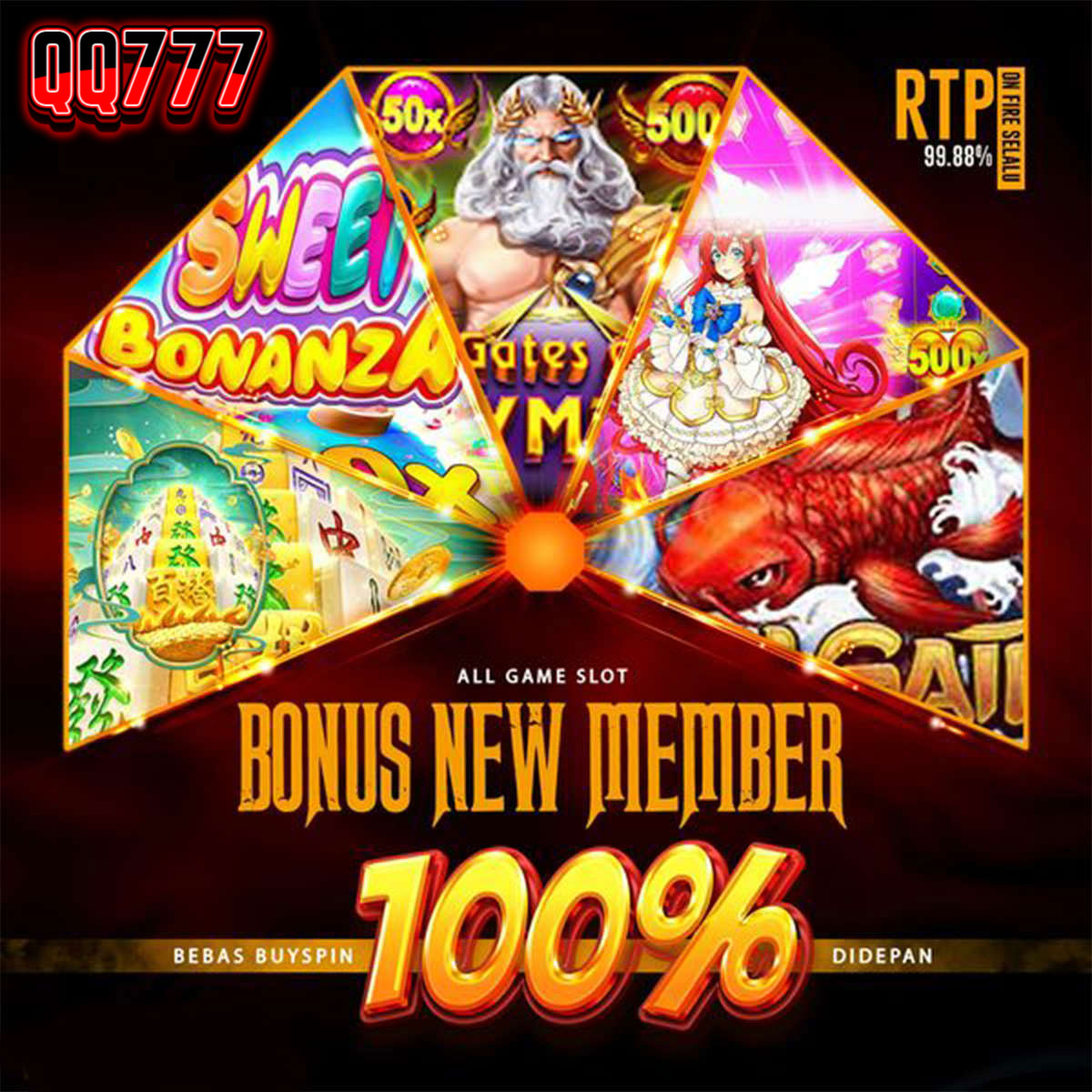 QQ777 bonus new member RTP 99%